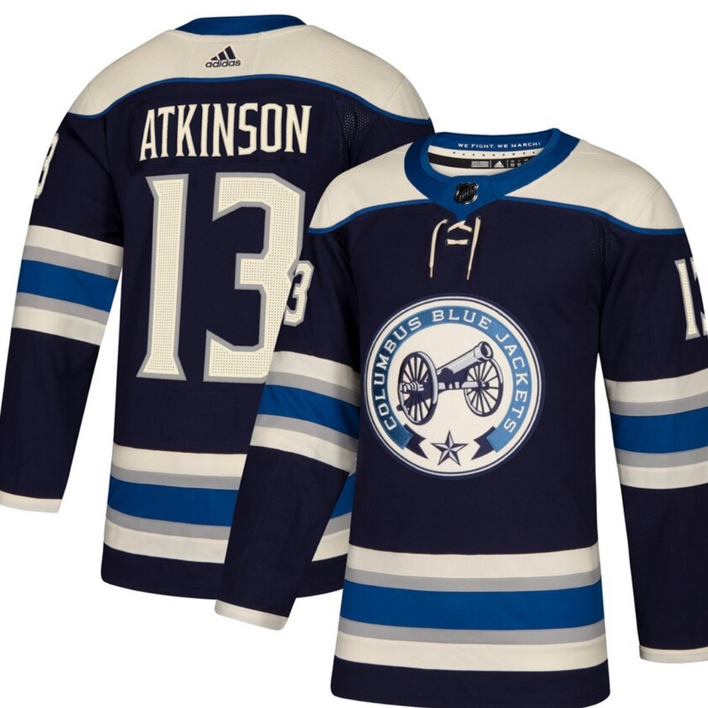 Columbus Blue Jackets adidas Atkinson Jersey
